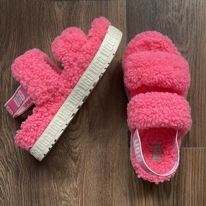UGG® Oh Fluffita Fur Slides Size 9